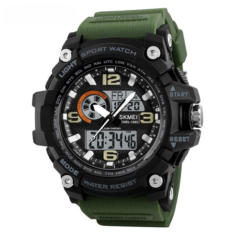 Sports Waterproof Electronic Watch Multifunctional Men - Nyaabs