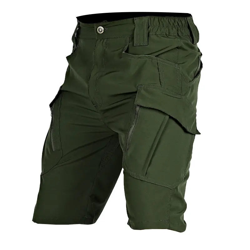 Men's Middle Pants Five-point Breathable Stretch Overalls IX9 Quick-drying Tactical Shorts - Nyaabs