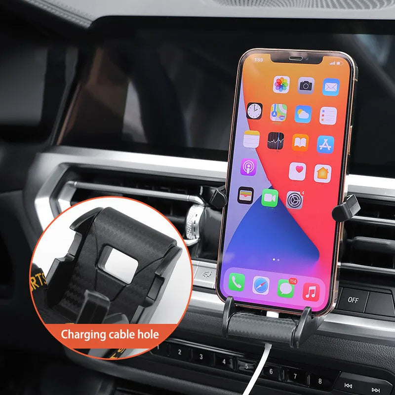 Racing Seat Shape Car Phone Holder Auto Air Vent Mobile Phone Clip 360 Degree Rotatable Car Cellphone Rack For Car Interior - Nyaabs