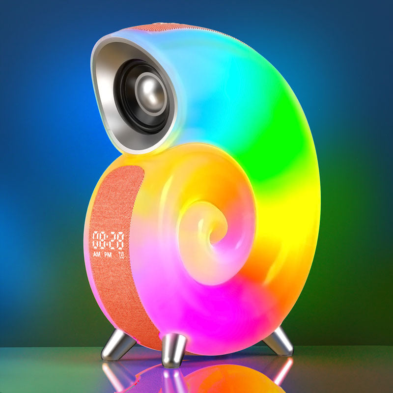 Conch Smart RGB Atmosphere Light Bluetooth Speaker Alarm Clock Wake-up Lamp White Noise Machine For Sleeping Baby APP Control - Nyaabs