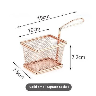 304 Stainless Steel Chips Basket Mini Frying Basket - Nyaabs