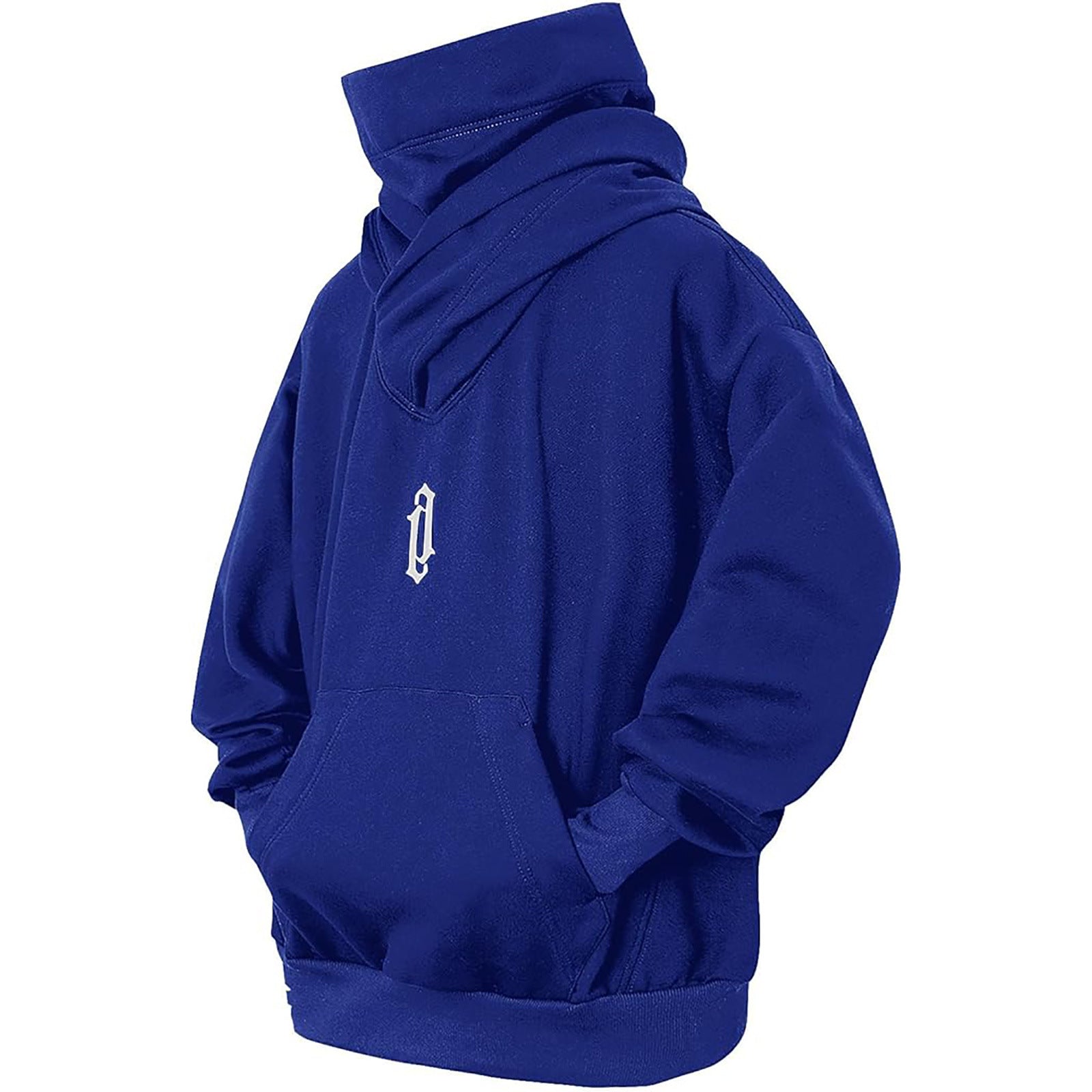 Pile Collar Hooded Sweater Men's Loose Casual - Nyaabs