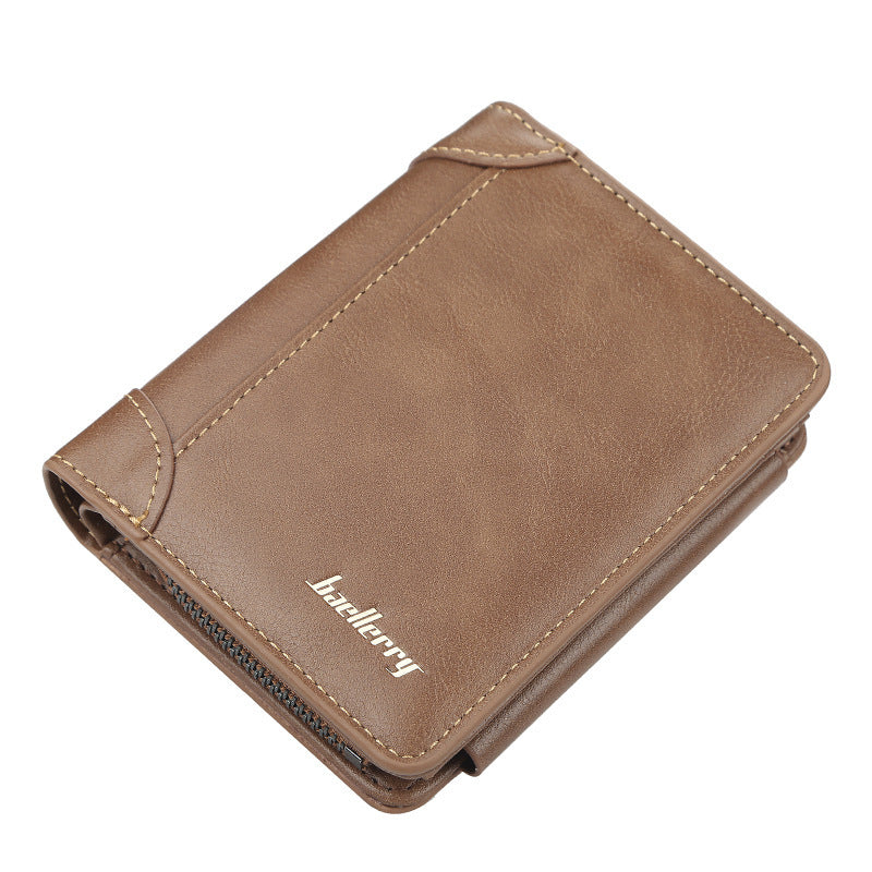 Men's Wallet Short Business Multi Card Slots Wallet - Nyaabs