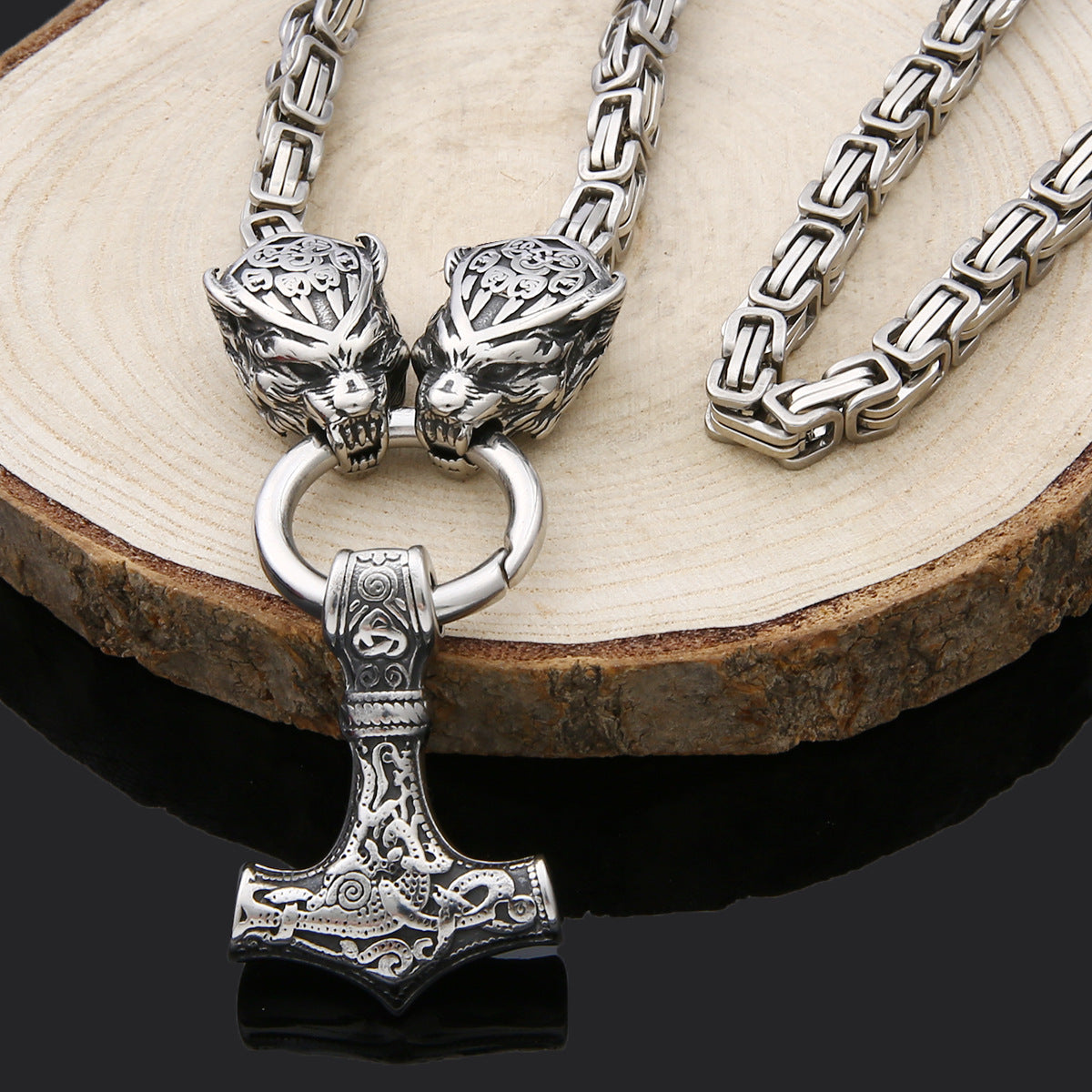 Stainless Steel Pendant Necklace For Men - Nyaabs