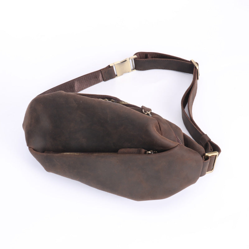 Multifunctional Waist Pack Cowhide Outdoor Riding - Nyaabs