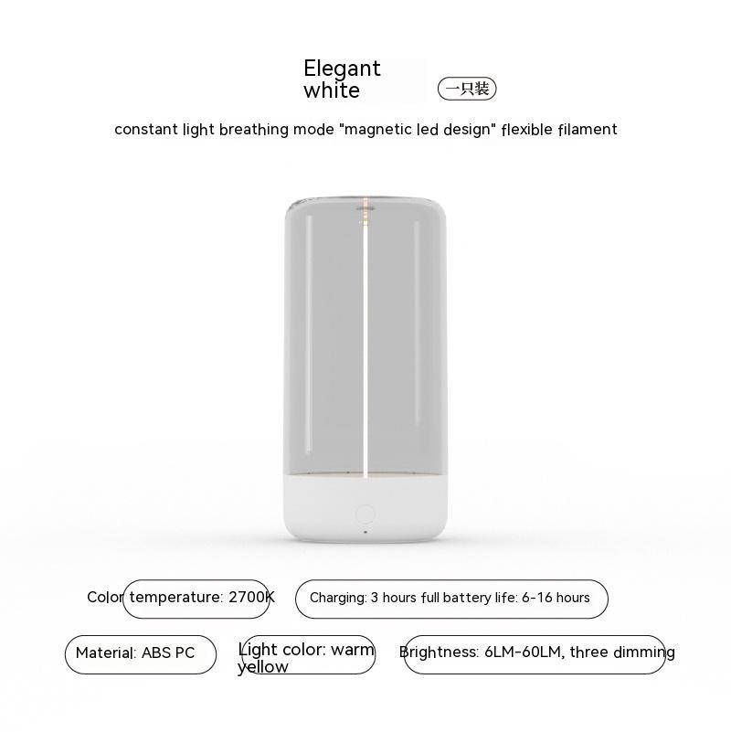 New LED Camping Light Type-c Rechargeable Portable Night Light With High Transparency And Anti Drop Creative Atmosphere Light nyaabs.com