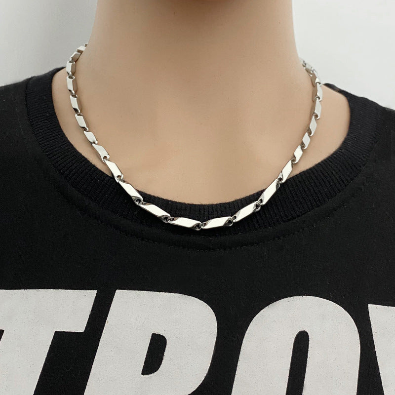 Stainless Steel Necklace For Men And Women - Nyaabs