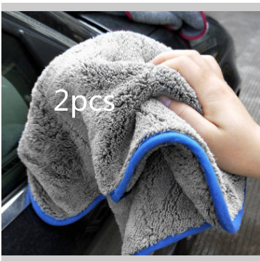 Microfiber Car Wash Towel Absorbent Car Supplies Cleaning Cloth - Nyaabs