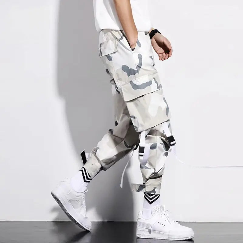 Thin Camouflage Overalls Men's Trendy Loose Multi-pocket Casual - Nyaabs