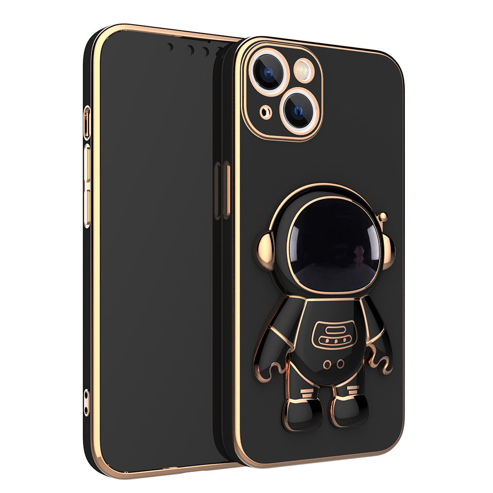 3D Astronaut Phone Case Anti-Drop Electroplating Bracket - Nyaabs