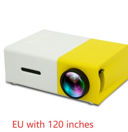 Portable Projector 3D Hd Led Home Theater Cinema HDMI-compatible Usb Audio Projector Yg300 Mini Projector - Nyaabs