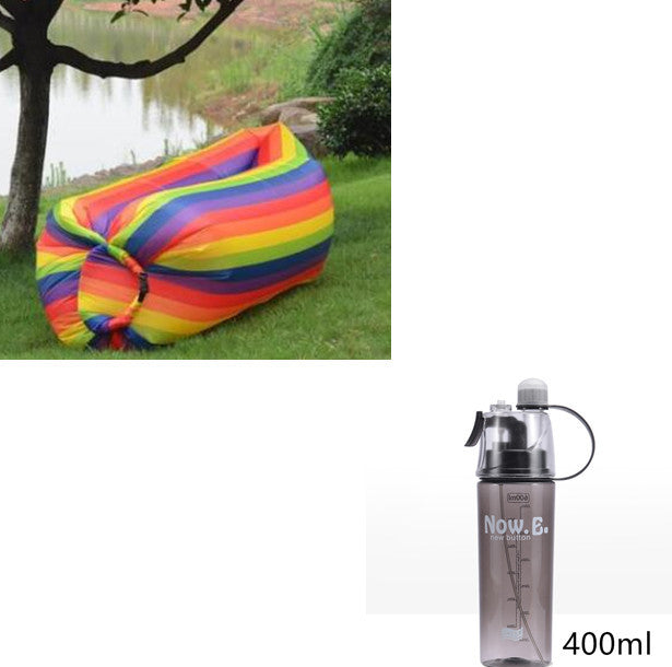 Inflatable Sofa Lazy Bag Camping Air Bed Lounger - Nyaabs