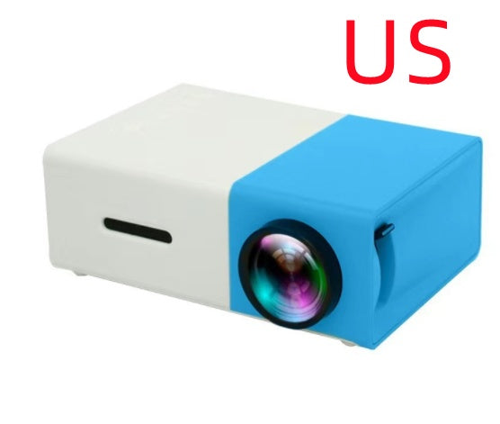 Portable Projector 3D Hd Led Home Theater Cinema HDMI-compatible Usb Audio Projector Yg300 Mini Projector - Nyaabs