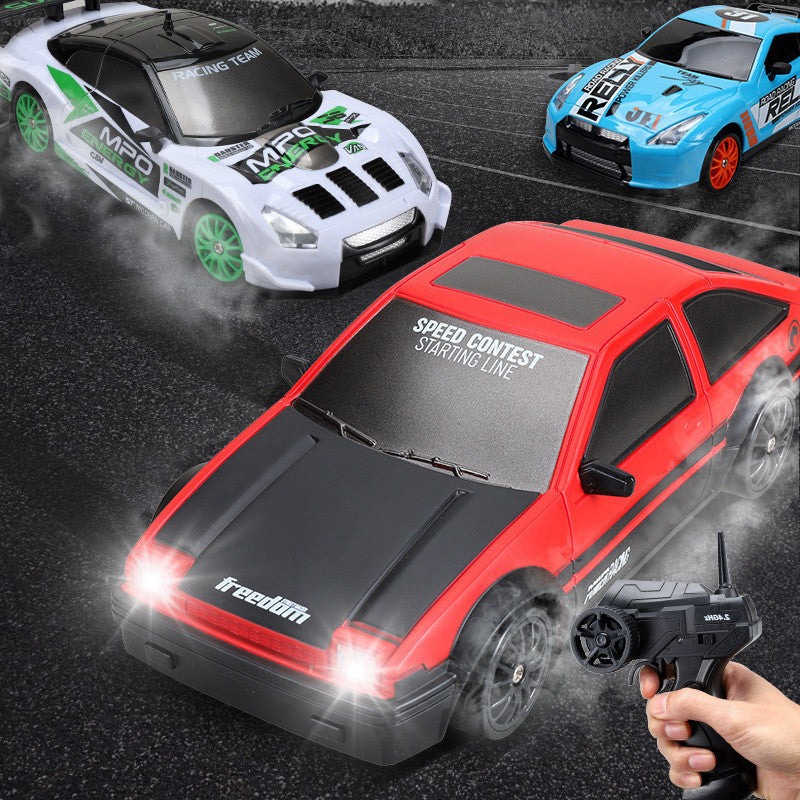 2.4G Drift Rc Car 4WD RC Drift Car Toy Remote Control GTR Model AE86 Vehicle Car RC Racing Car Toy For Children Christmas Gifts - Nyaabs