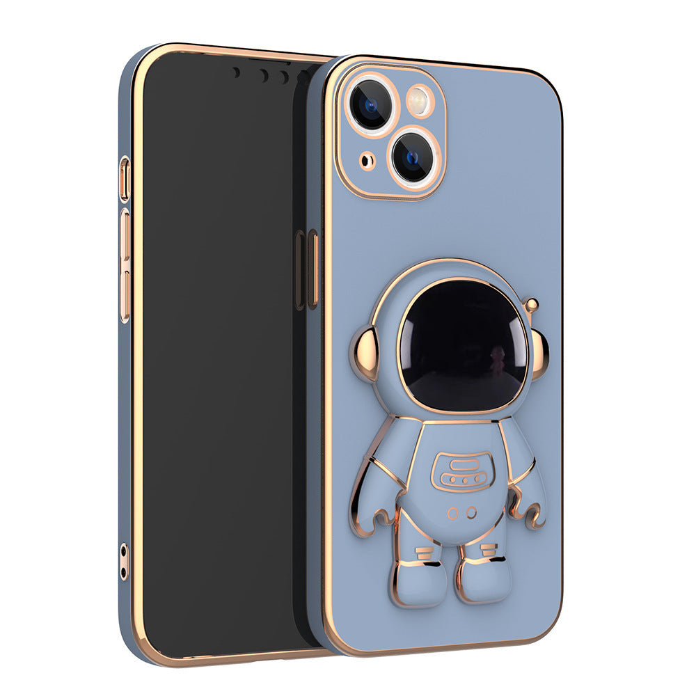 3D Astronaut Phone Case Anti-Drop Electroplating Bracket - Nyaabs