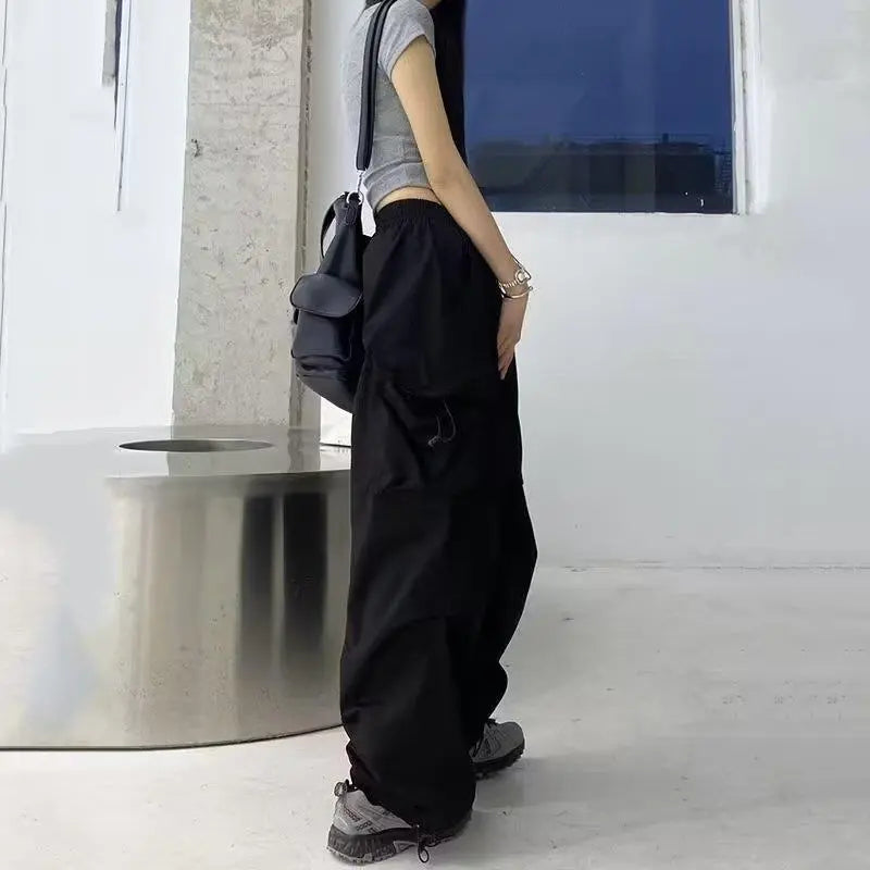 Straight Wide Leg Casual Pants - Nyaabs