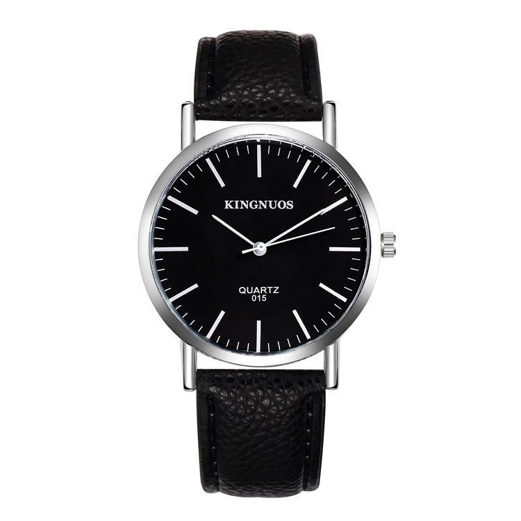 Ultrathin Fashion Casual Men's And Women's Couple Belt Watch - Nyaabs