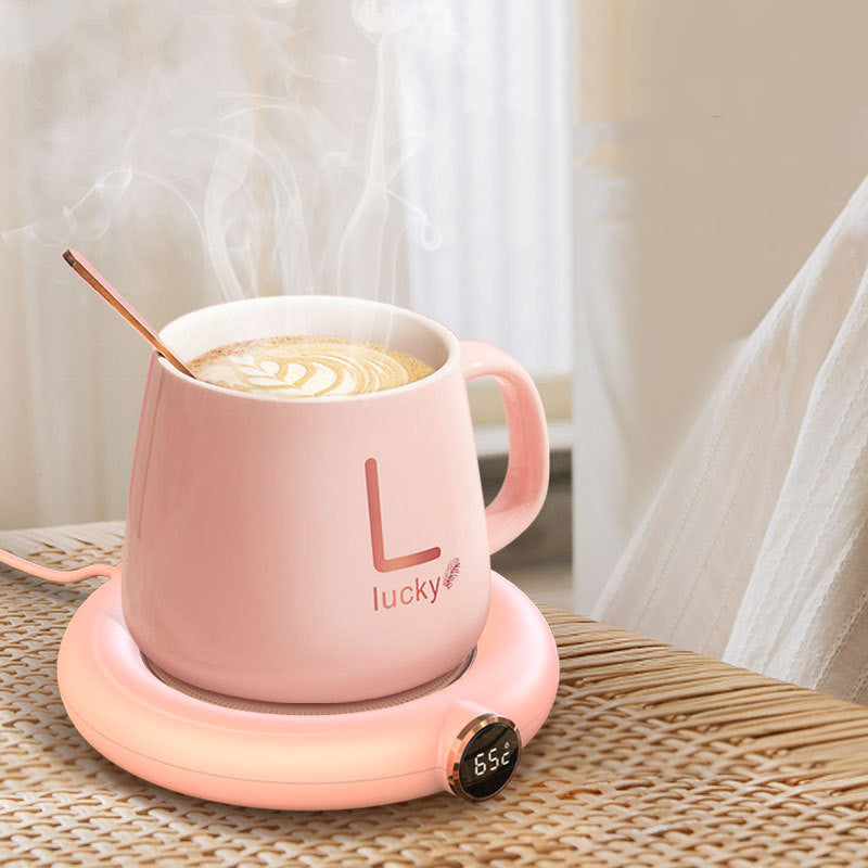 Coffee Mug Warmer Warm Coaster Smart Heating Cup Thermal Insulation Constant Temperature Coaster Heating Pad Desktop nyaabs.com