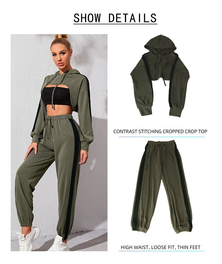 Fashion Loose Casual Sports Fitness Yoga Wear Suit - Nyaabs