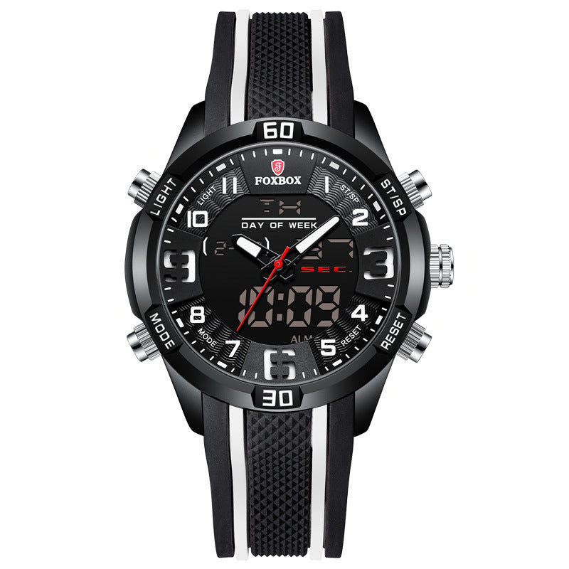 Men's Dual Display Watch Multi-function Chronograph - Nyaabs