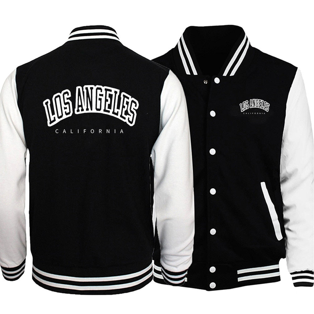 Casual Loose Men's And Women's Baseball Uniform Sweater Coat - Nyaabs