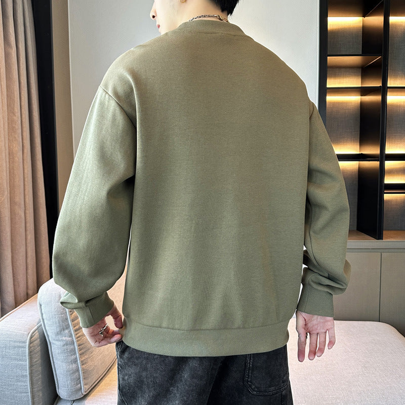 Round Neck Bottoming Shirt Ins Casual Sweatshirt Loose - Nyaabs