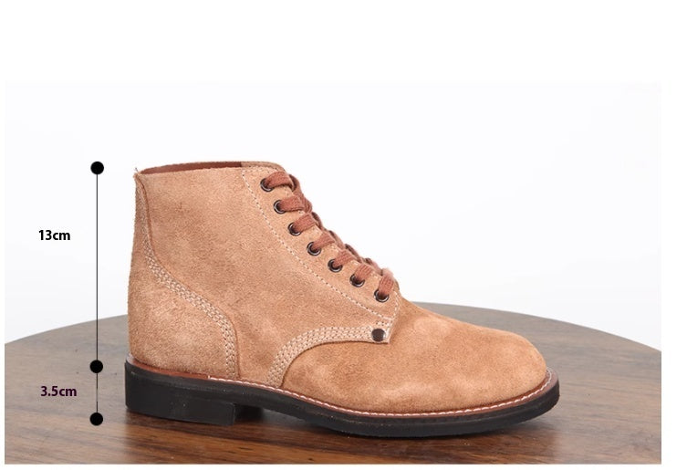 European And American Mid-top Retro Ankle Boots - Nyaabs