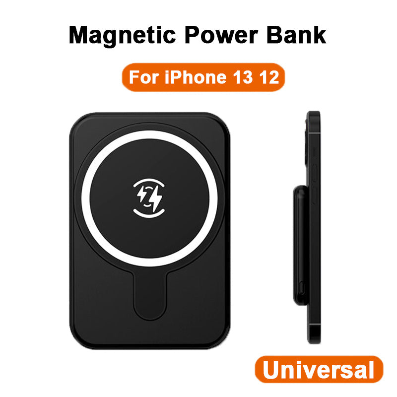 Mini Magnetic Power Bank 5000mAh Wireless - Nyaabs