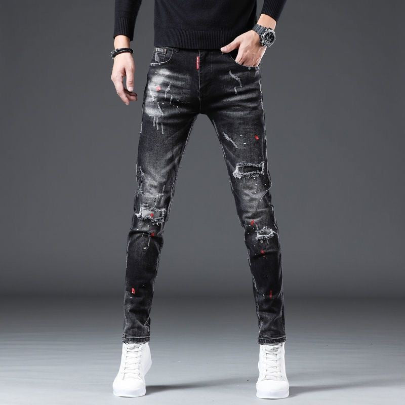 Men's Korean-style Trendy Slim Fit Skinny Pants - Nyaabs