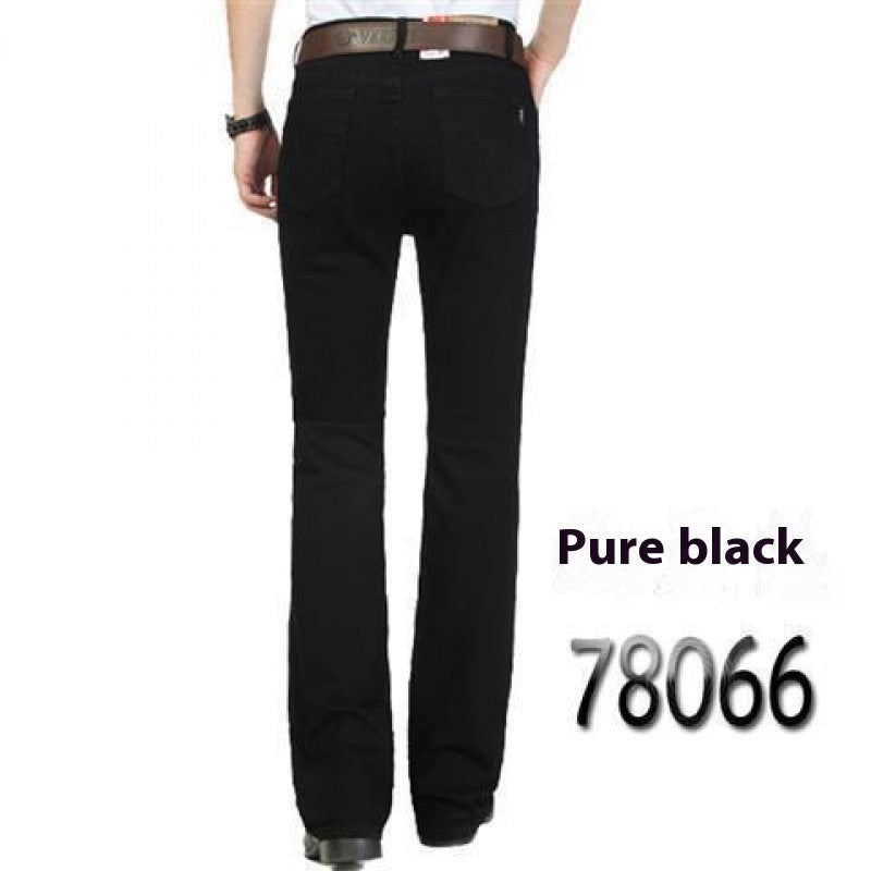 Men's Flared Pants Elastic Denim - Nyaabs