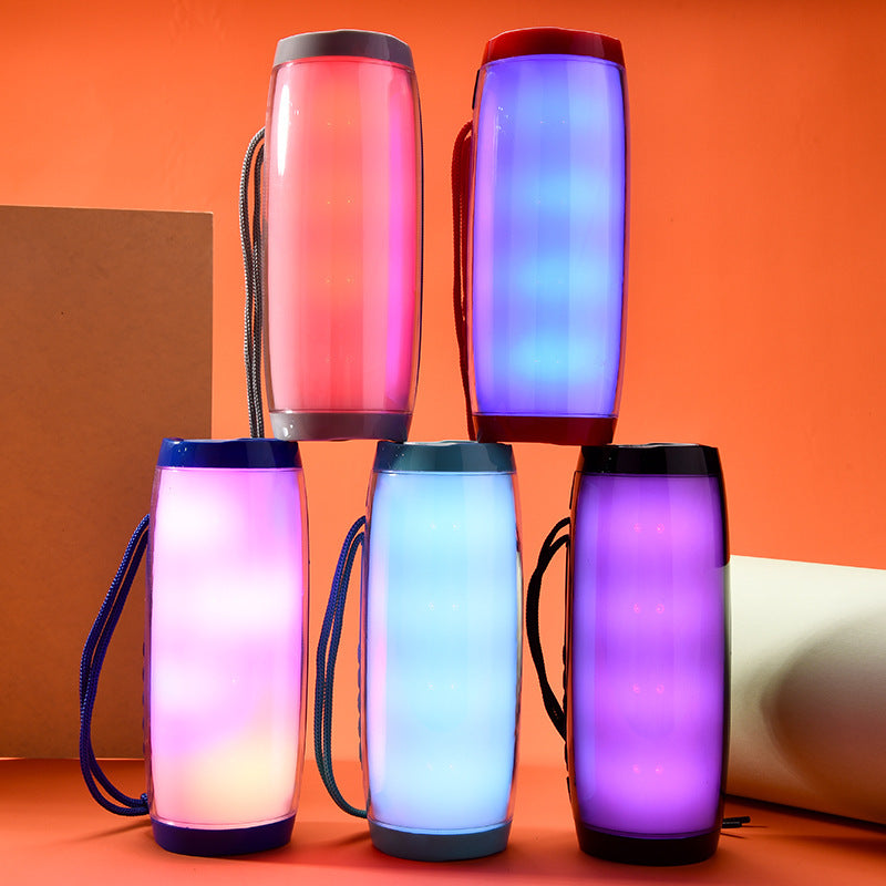 Colorful Lights Card Wireless Bluetooth Speaker Radio - Nyaabs