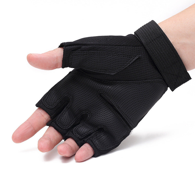 Male Fashion Casual Sports Shock-absorbing And Wear-resistant Gloves - Nyaabs