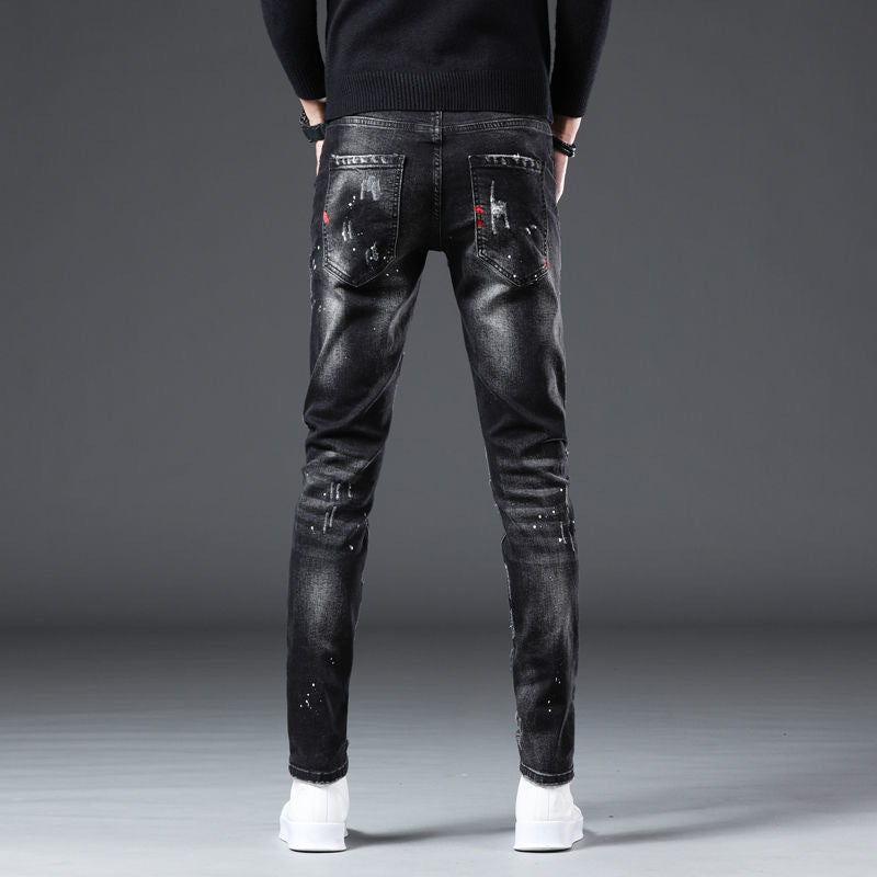 Men's Korean-style Trendy Slim Fit Skinny Pants - Nyaabs