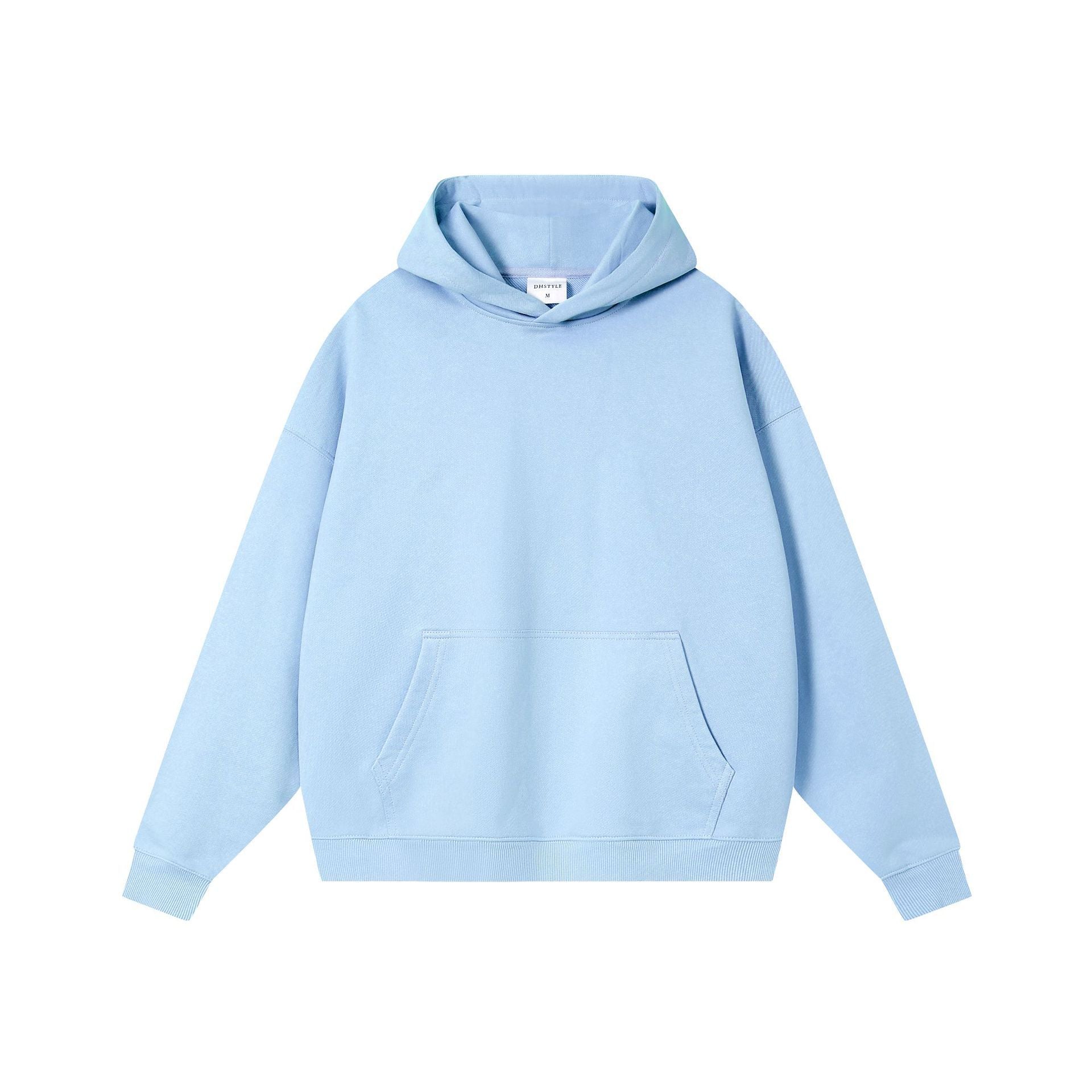 Drop Shoulder Hooded Pullover Men's Autumn And Winter Hoodie - Nyaabs