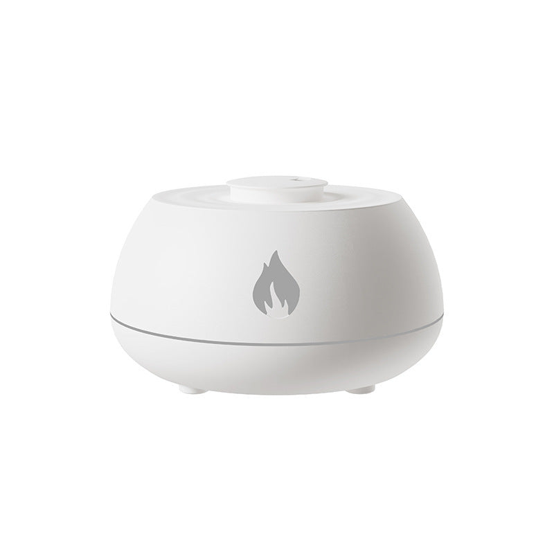 Flame Humidifier Aromatherapy Diffuser 7 Colors Light Home Air Humidifier 130ML USB Room Fragrance Essential Oil Diffuser nyaabs.com