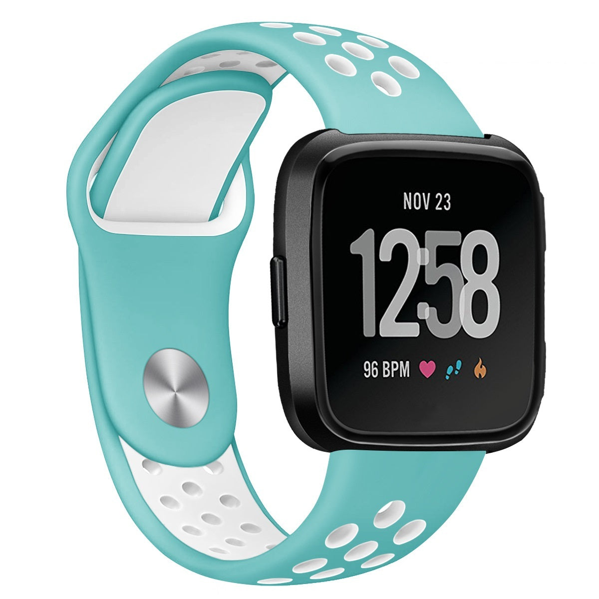 Sports Silicone TPU Breathable Two-color Watchband - Nyaabs