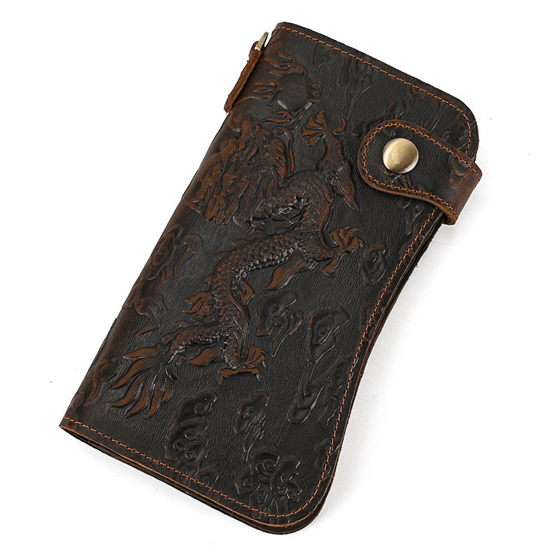 Men's Crazy Horse Leather Wallet - Nyaabs