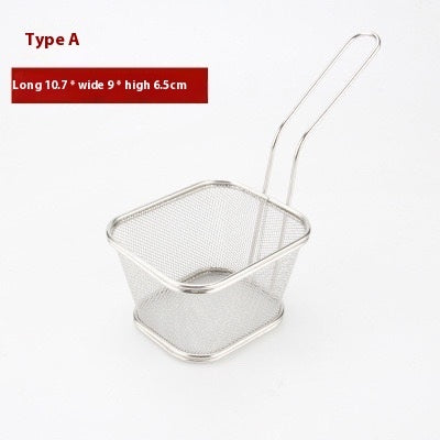 304 Stainless Steel Chips Basket Mini Frying Basket - Nyaabs