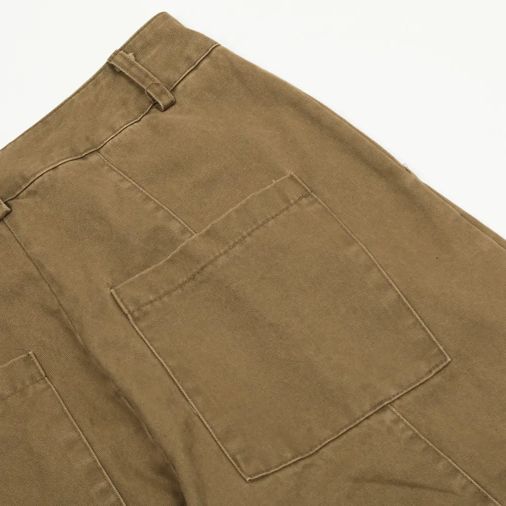 Punk Washed And Worn Loose Straight Cargo Men Trousers - Nyaabs