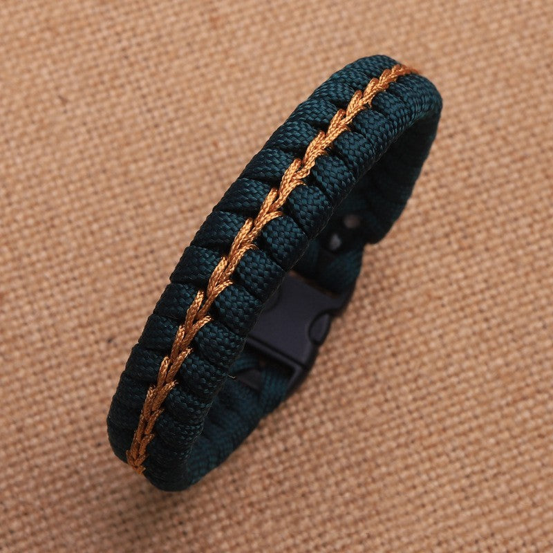 Handwoven Outdoor Sports Bracelet For Men - Nyaabs