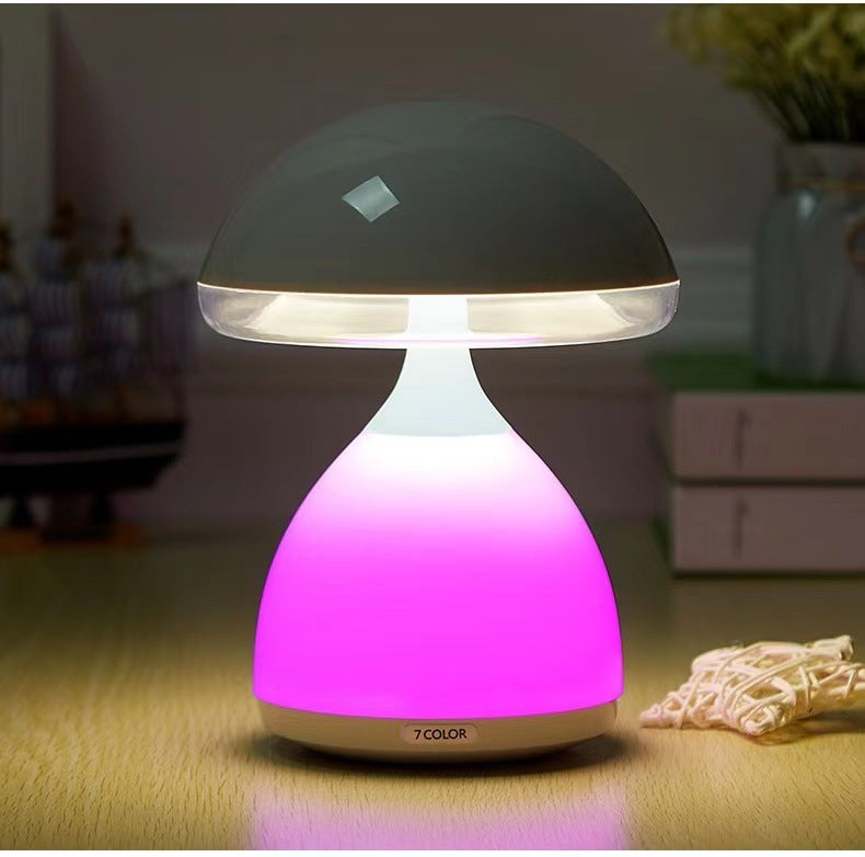 Color Dimming Rechargeable Bedside Mushroom Lamp - Nyaabs