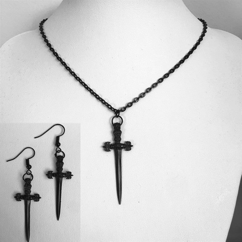 Black Alloy Necklace For Men And Women - Nyaabs