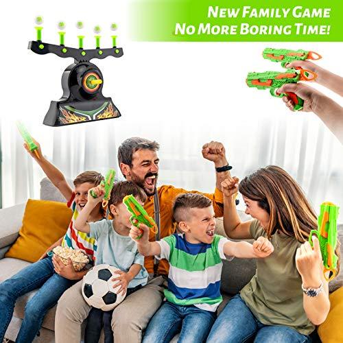 Shooting Targets For Guns Shooting Game Glow In The Dark Floating Ball Target Practice Toys For Kids Boys Hover Shot 1 Blaster Toy Gun 10 Soft Foam Balls 3 Darts Gift,Amazon Platform Banned - Nyaabs