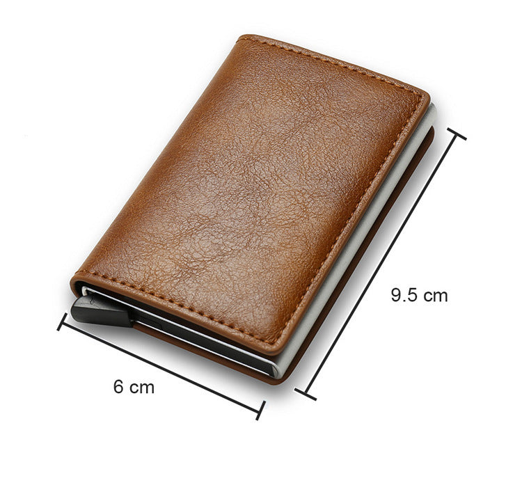 Multifunctional Card Holder Airtag Men's Short Card Holder Wallet Air Tag - Nyaabs