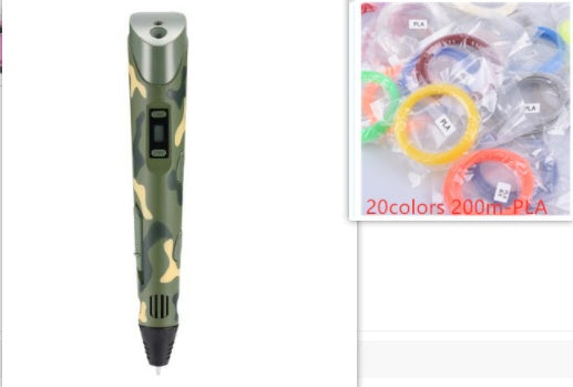 3D print pen 3D pen two generation graffiti 3D stereoscopic paintbrush children puzzle painting toys nyaabs.com