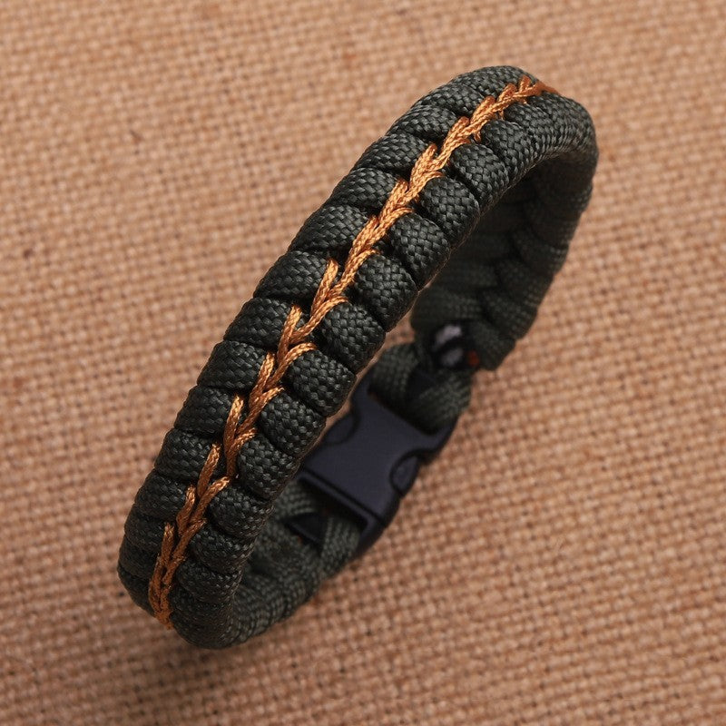 Handwoven Outdoor Sports Bracelet For Men - Nyaabs