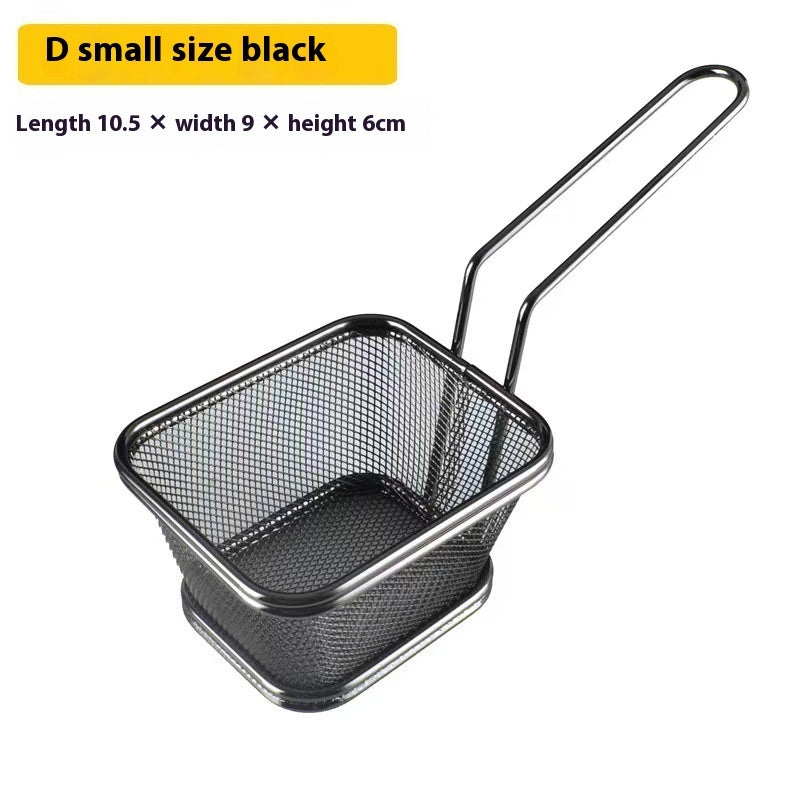 304 Stainless Steel Chips Basket Mini Frying Basket - Nyaabs