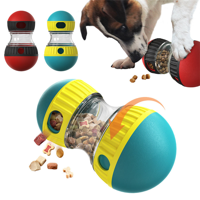 Food Dispensing Dog Toy Tumbler Leaky Food Ball Puzzle Toys Interactive Slowly Feeding Protect Stomach Increase Intelligence Pets Toy Pet Products - Nyaabs