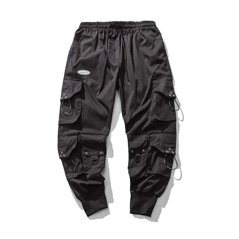 Men's Large Cropped Baggy Cargo Pants - Nyaabs