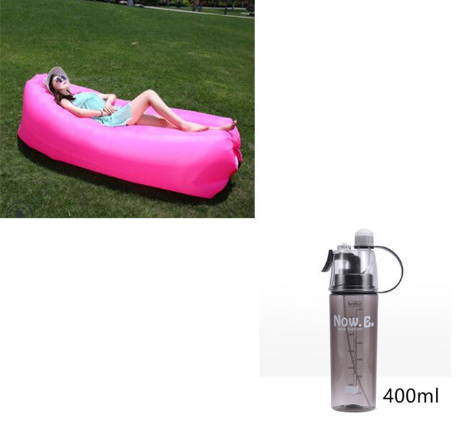 Inflatable Sofa Lazy Bag Camping Air Bed Lounger - Nyaabs